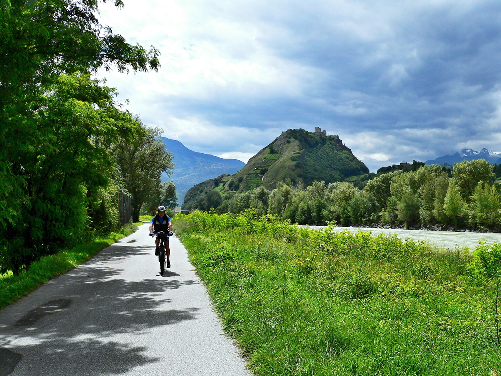 rhone radweg